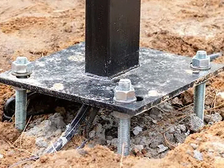 Anchor Bolts in ground