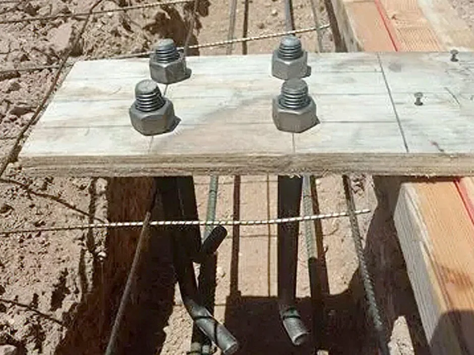 Bolts in location