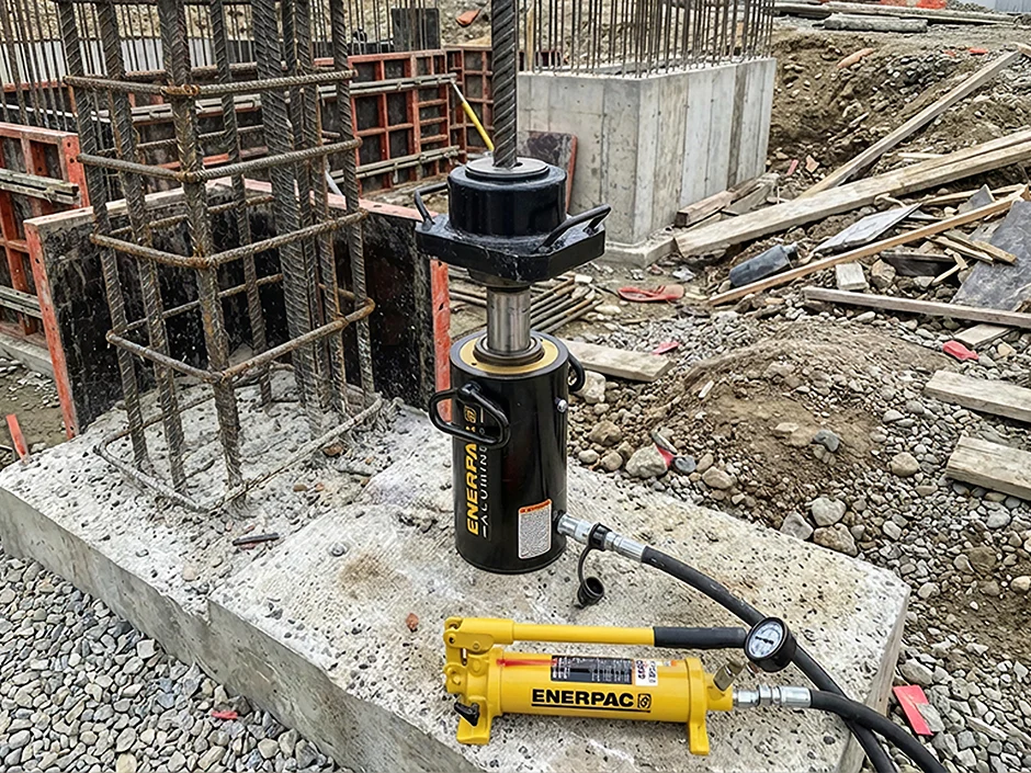 Rebar at building site