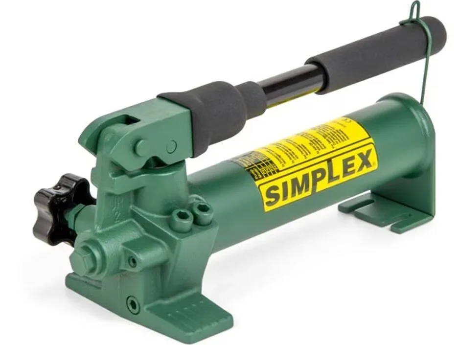 Simplex P20 Two Speed Hydraulic Hand Pump 0.17 in³ Oil Flow per Stroke at 2850 psi 15 in³ Usable Oil